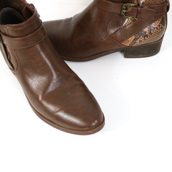*Baretraps Maci Brown Leather Ankle Boot - Picture 4 of 6